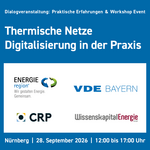 SAVE THE DATE | Digitalisierung thermischer Netze – Erfolgsfaktoren aus der Praxis